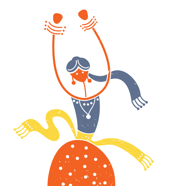 Indian Tiffin Room Dancing Lady 2